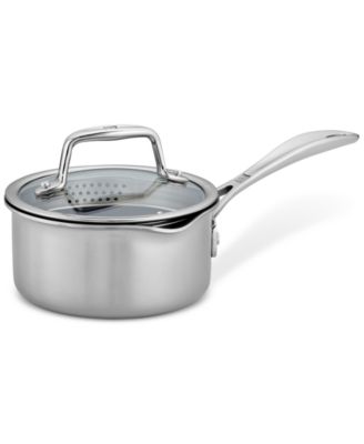 Clad CFX 10-Piece Stainless Steel Ceramic Nonstick Cookware Set