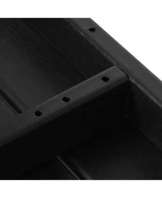 Modern Outdoor HDPE Rectangle Patio Coffee Table