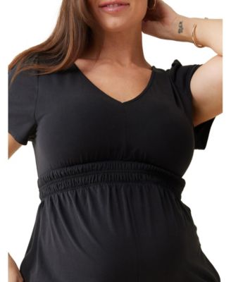 Ингрид + Изабель Для беременных Ингрид + Изабель Вязаный комбинезон-ползунки Coastal серого цвета L