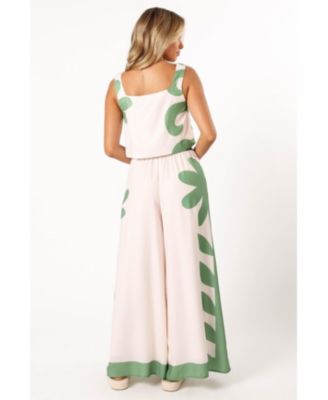 Женский комплект брюк Timothy с лепестками и щенком