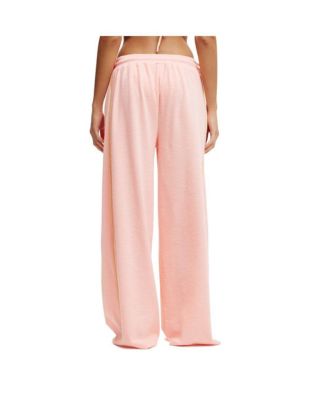 Женские пляжные брюки ИЗ ХЛОПКА С широкими штанинами В рубчик