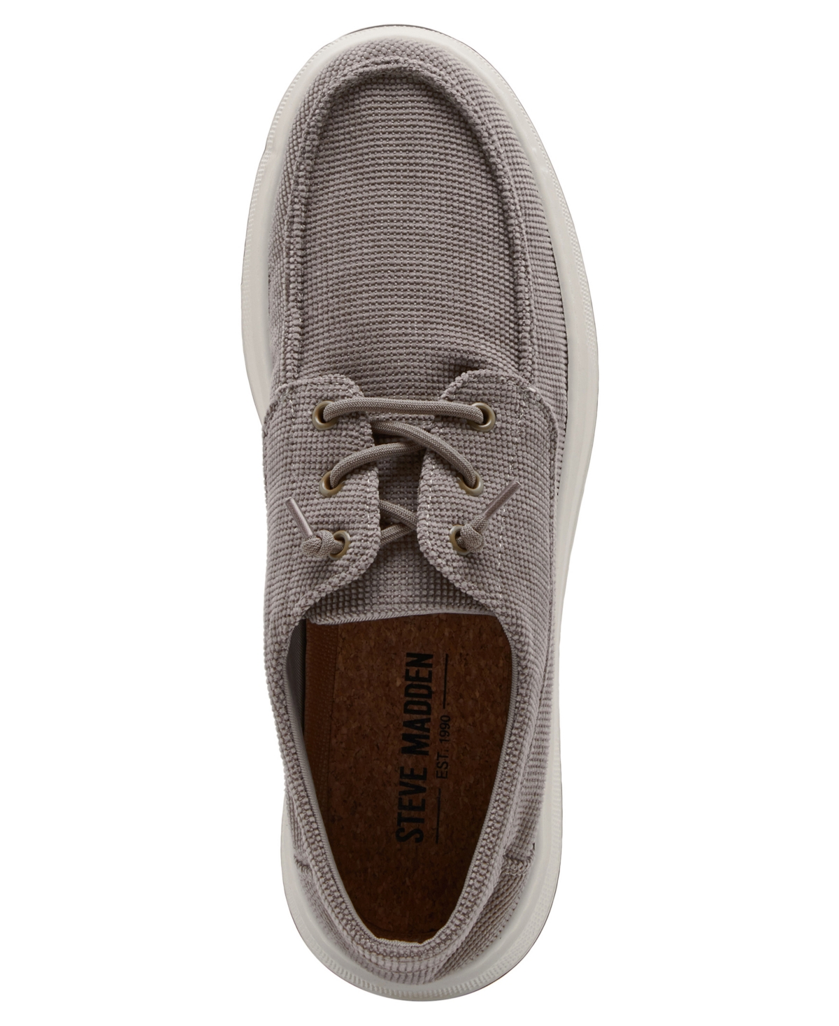 Steve Madden Men's Norphius Moc Toe Boat Shoe In Taupe