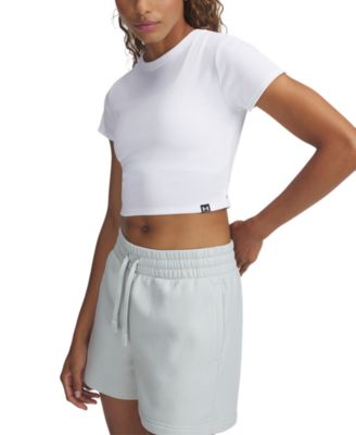 Under Armour - Women's UA Rival Ribbed Cropped T-Shirt