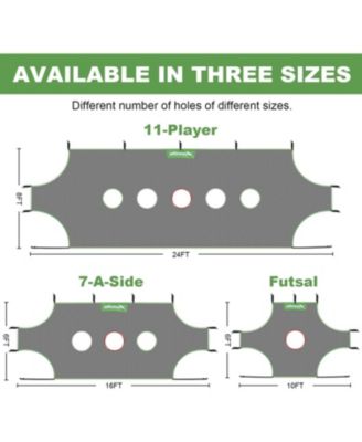 Soccer Goal Target Soccer Training Equipment Net with Scoring Zones Improve Kick Practice Shooting and Goalshot Accuracy Training