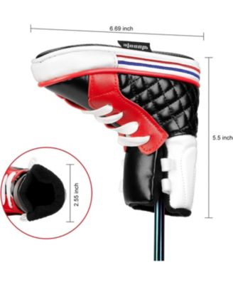 Golf Blade Putter Cover Embroidered Pu Leather headcovers Funny Shoe Shaped Fit All Brands