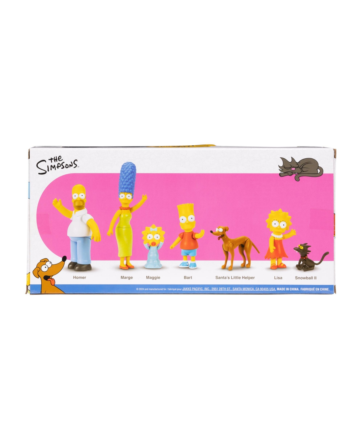 The Simpsons 2.5" Scale Family Multipack Action Figure In Multicolor