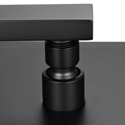 Aquaterior Shower Faucet Set Wall Mount Concealed Mixer Valve Rain Matte Black