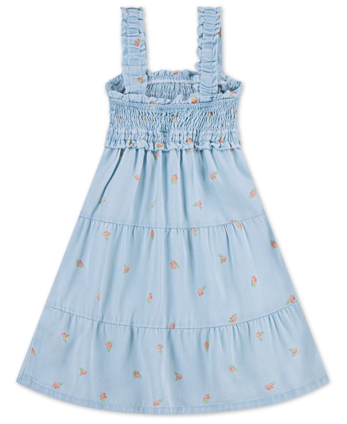 LEVI'S TODDLER GIRLS BABYDOLL SMOCKED DRESS 