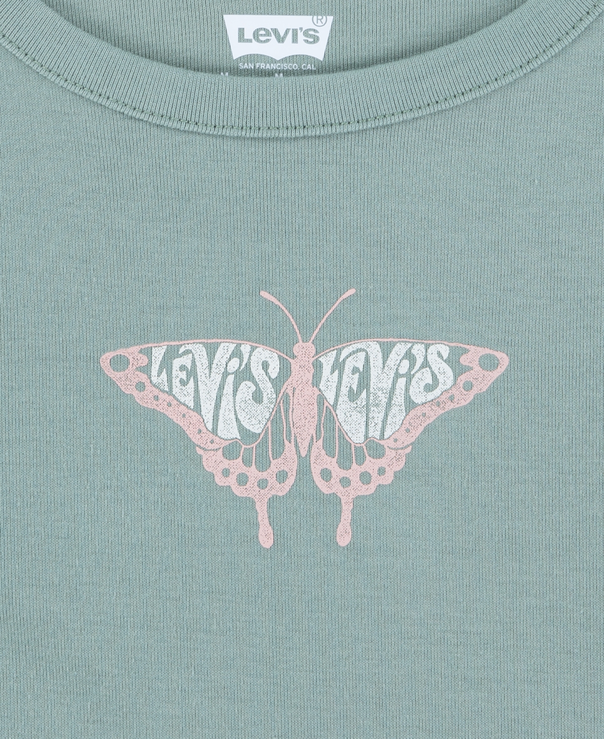 LEVI'S BIG GIRLS DOUBLE LAYER KNIT TOP 