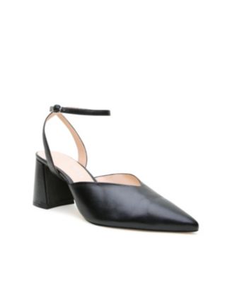 Women's Black Marilyn Customizable V Mules
