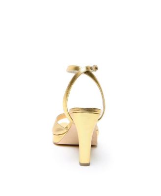 Women's Gold Marilyn Customizable Platform