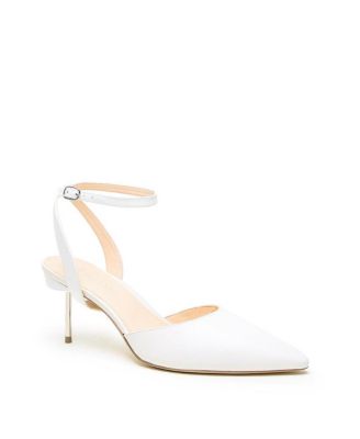 Women's White Marilyn Customizable Bridal Stilettos