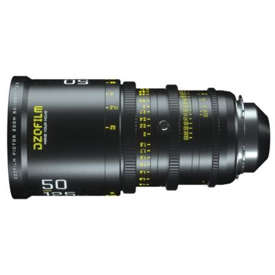 Pictor 50-125mm T2.8 Super35 Parfocal Cine Lens for PL Mount and Canon EF, Black