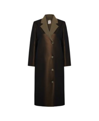 Women's Virgin Wool-Blend Coat