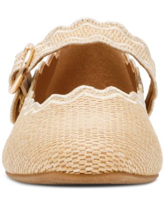 Women's Melora Buckle Scalloped Mary Jane Flats