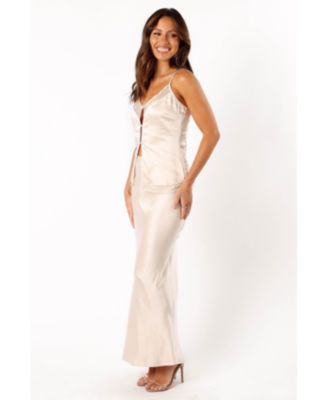 Женская макси-юбка Melrose с лепестками и пупсом