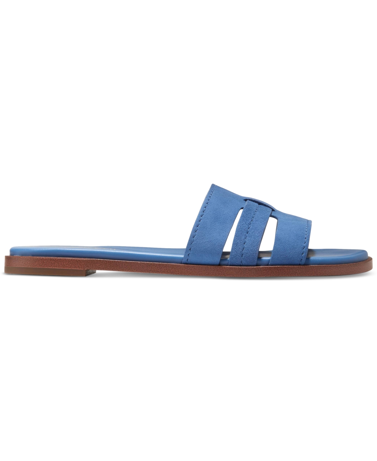 Cole Haan Flynn Slide Sandal In Dutch Blue Suede