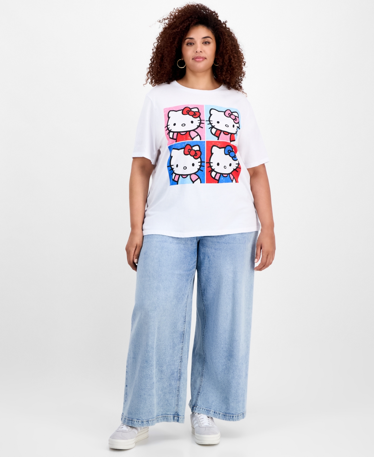 Grayson Threads, The Label Trendy Plus Size Hello Kitty Tee