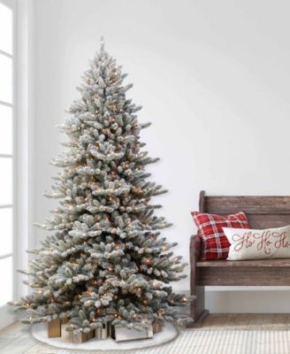 Puleo Pre-lit Artificial Fir Tree 7.5 ft
