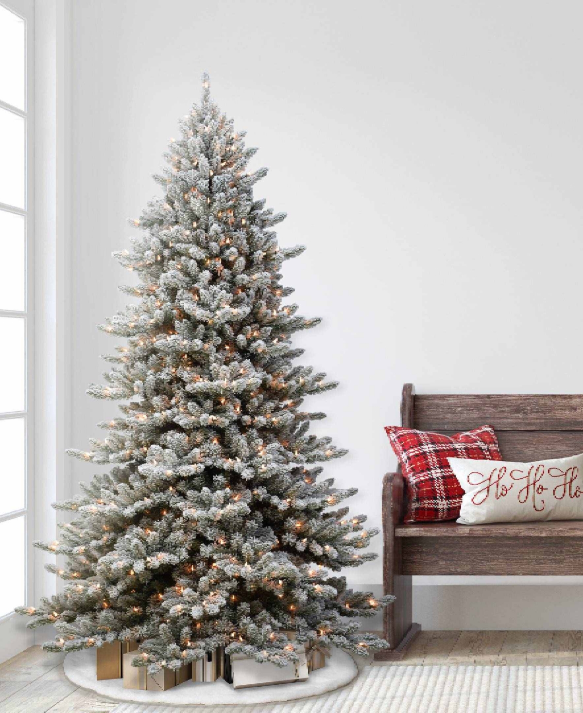 Puleo Pre-lit Artificial Fir Tree 7.5 ft