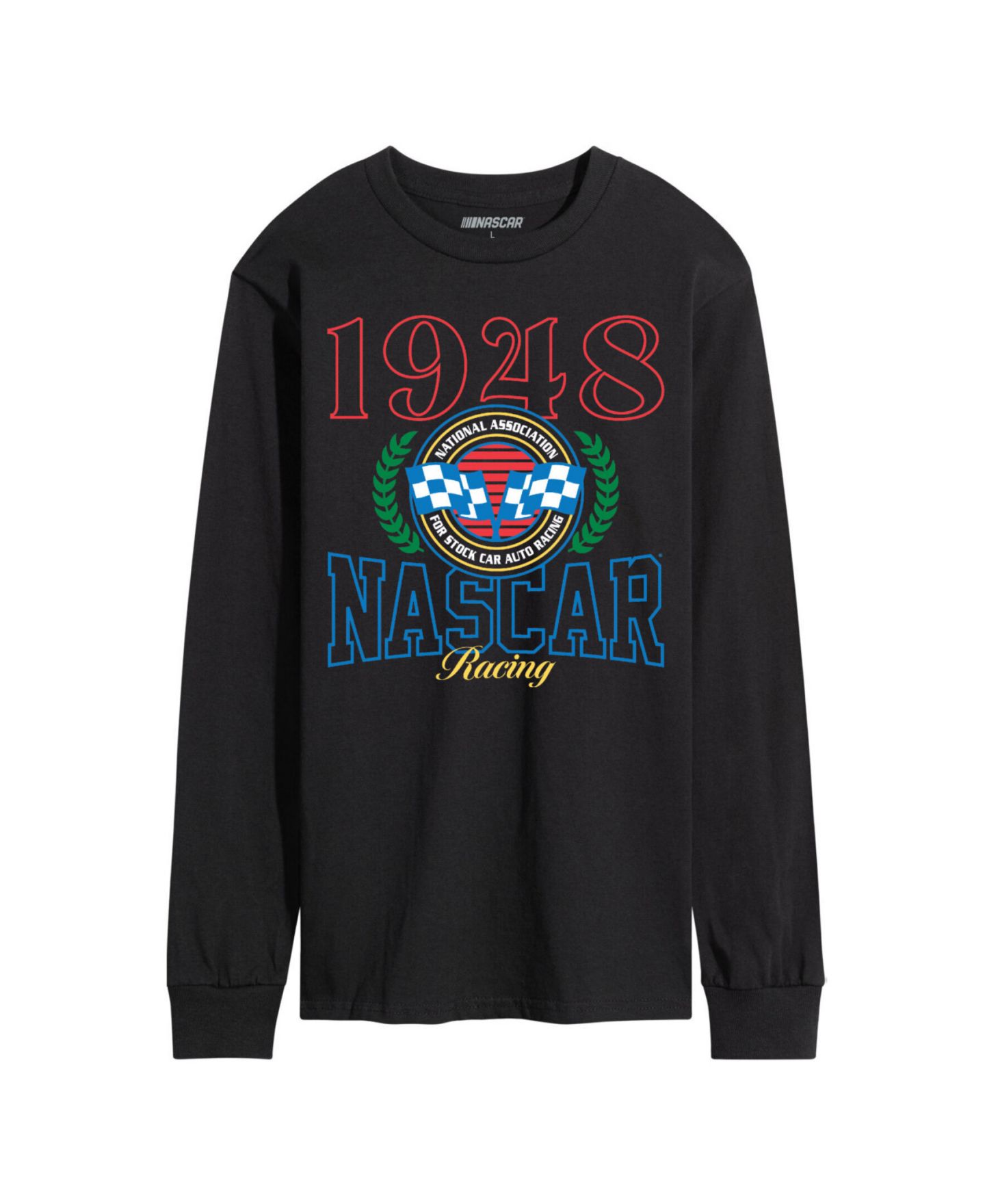 Мужская футболка AIRWAVES NASCAR 1948 Long Sleeve, цвет: Чёрный — фото 1