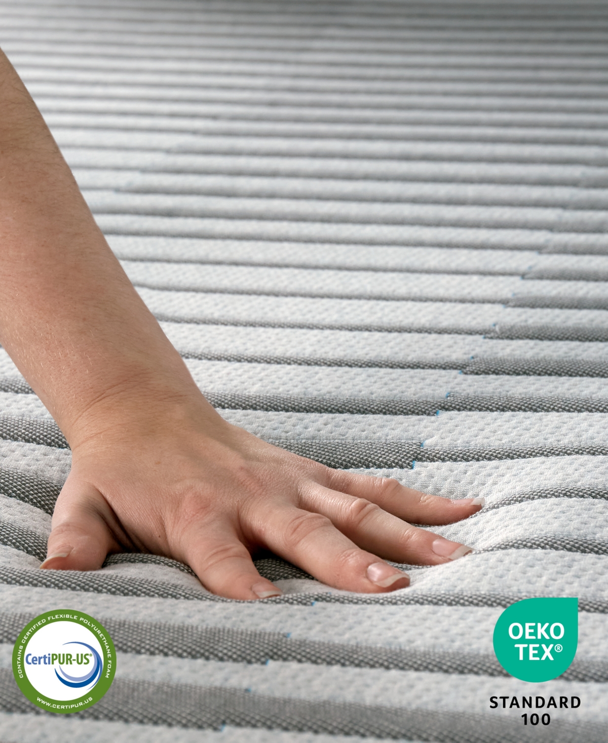 Bodipedic 10" Plush Comfort Tri Layered Gel Memory Foam Mattress In No Color