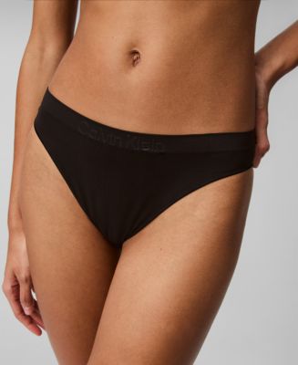 Calvin Klein Women's Bonded Flex Thong Underwear QD3958 Macy's
