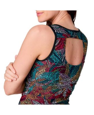 Свободный топ-танкини для женщин в стиле кантри с оборками по бокам