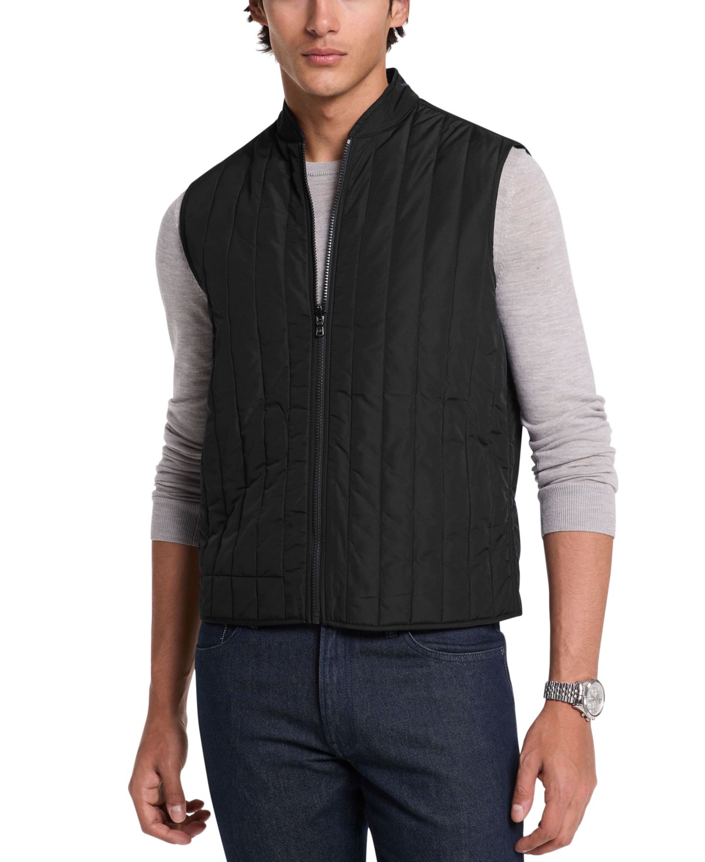 Мужская куртка Michael Kors 3-in-1 Jacket, цвет: Чёрный — фото 3