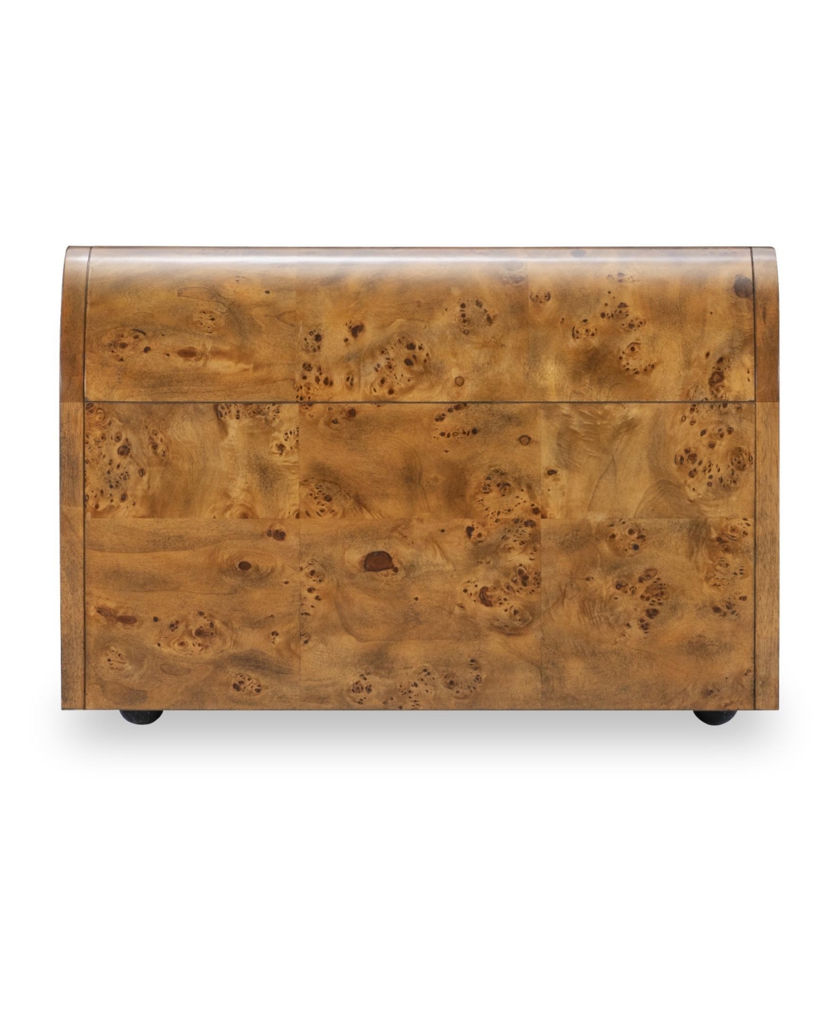 MACY'S PRESCOTT 52" WOOD MAPPA BURL COCKTAIL TABLE 