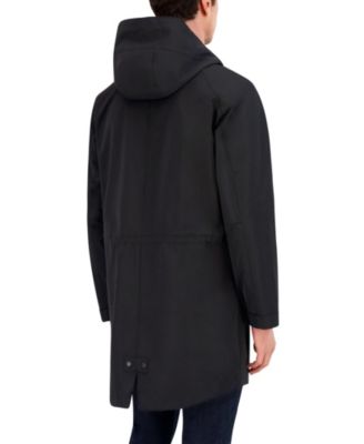 Men's Luxe Twill Duffle Transitional Coat