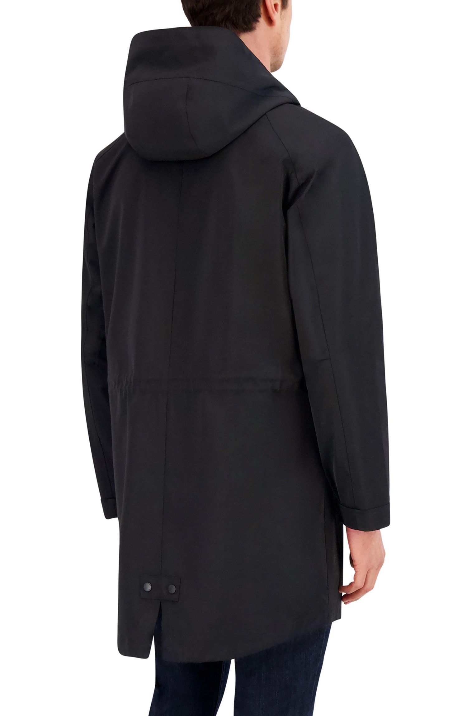Men's Luxe Twill Duffle Transitional Coat