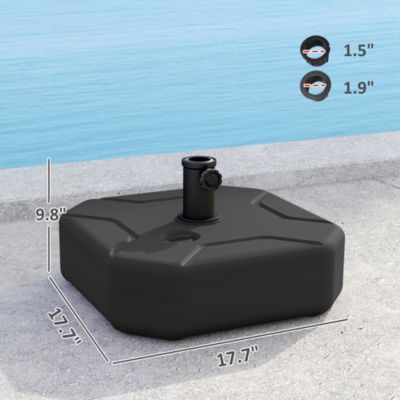 Square Patio Umbrella Base Holder, Outdoor Umbrella Sd,