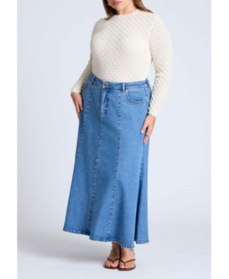 Вязаный свитер ELOQUII большого размера крючком