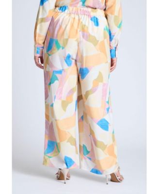 Women's Printed Wide Leg Pant