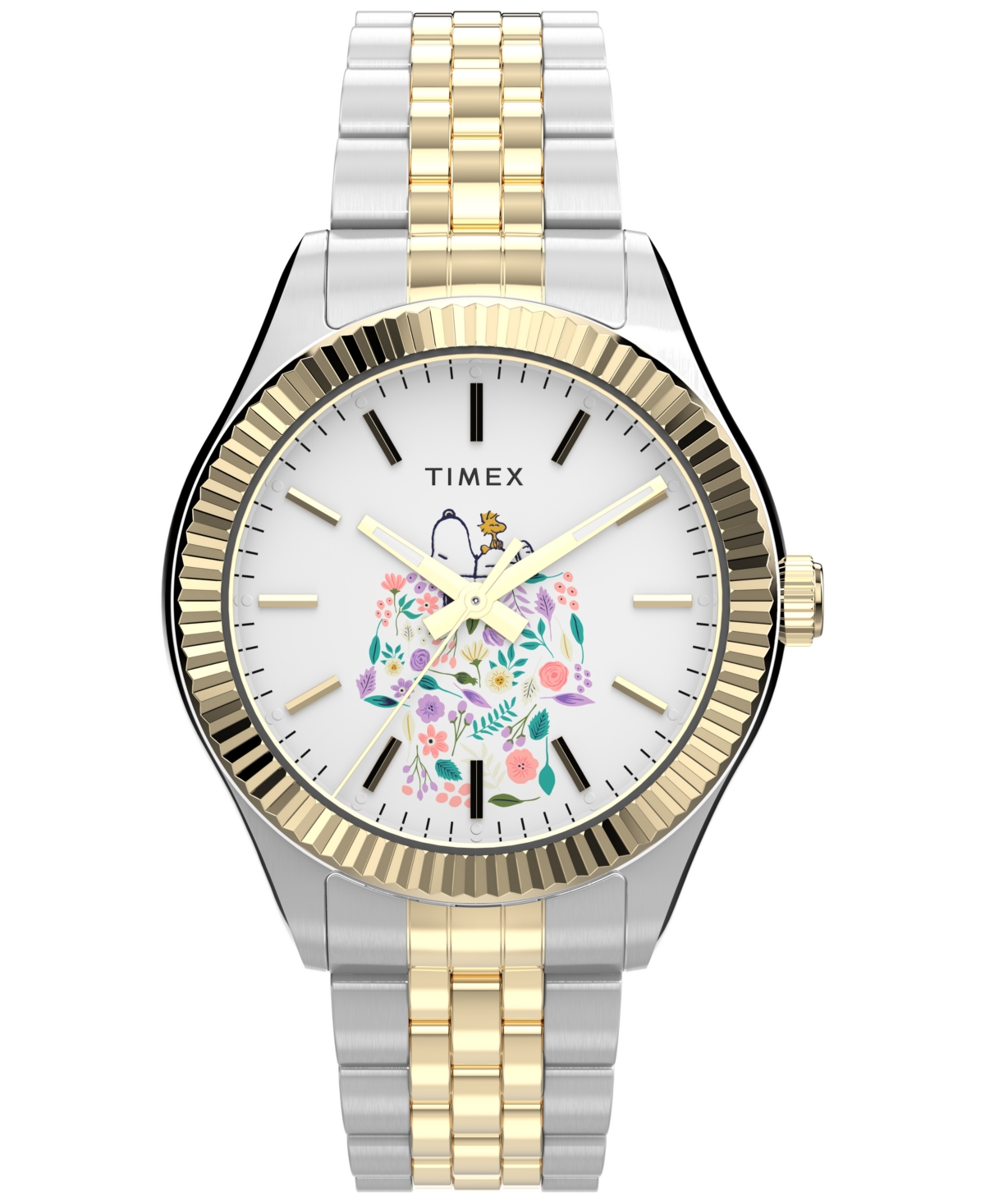 Women's Quartz Analog Two-Tone Stainless Steel Watch, 34mm - Two-tone
