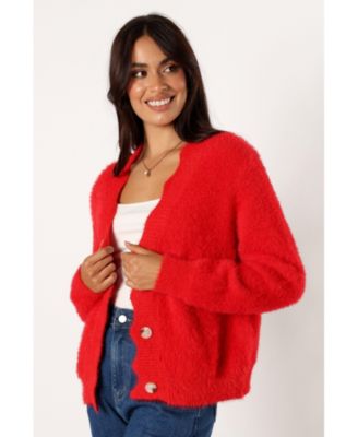 Женский кардиган Clara с лепестками и щенком