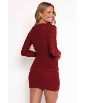 Женская юбка из фактурного трикотажа Suzzie с лепестками и пупсом/Комплект Cardi