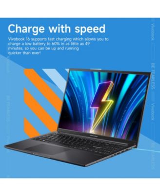 Vivobook 16 16" Daily Traditional Laptop Intel Core i7 1355U 16GB RAM Intel Iris Xe Graphics 1TB SSD Storage Windows 11 Home FHD+ 60Hz - Black