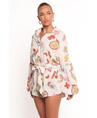 Женский игровой костюм Jillia с длинными рукавами в виде лепестков и щенка