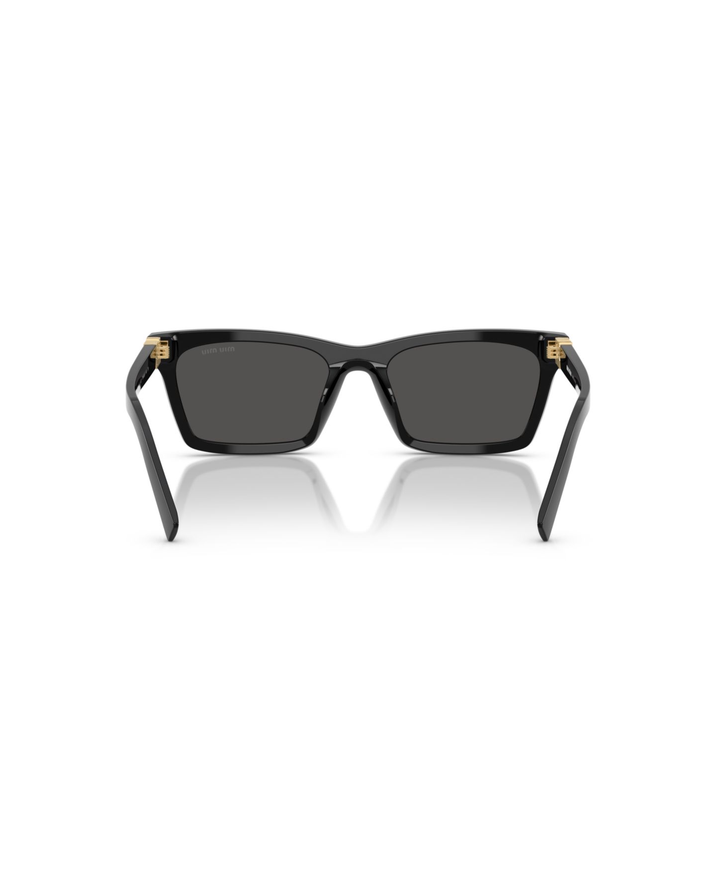 Женские солнцезащитные очки MIU MIU Large Sunglasses, MU A05S, цвет: Чёрный — фото 3