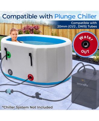 Inflatable Cold Plunge Tub - Oversized Ice Bath for Recovery & Therapy