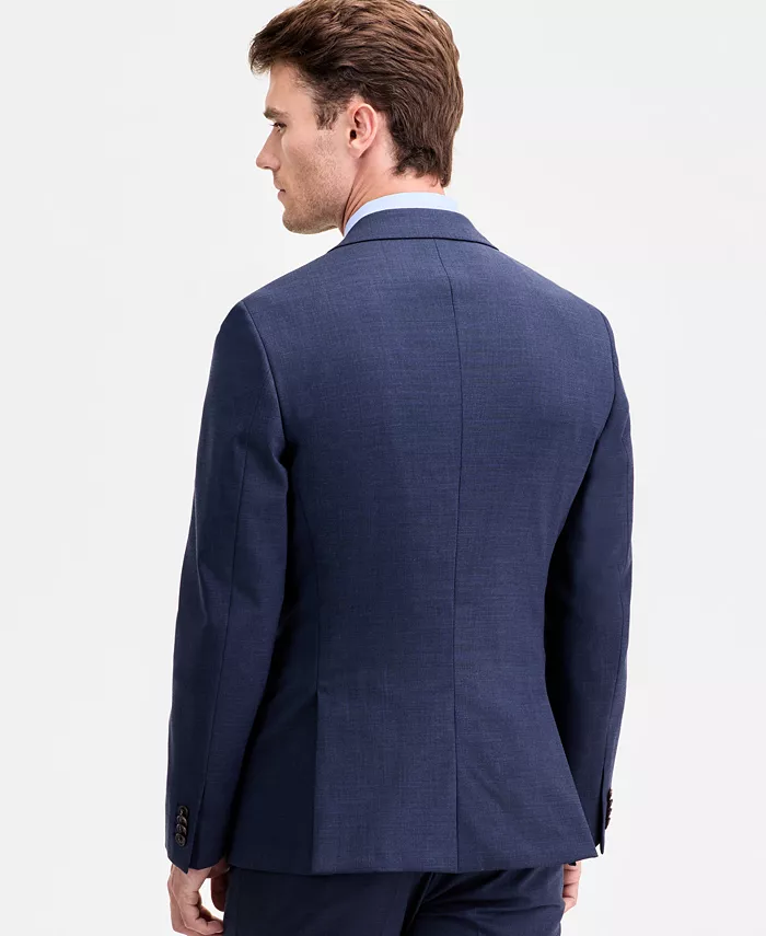 Men's Modern-Fit Wool-Blend Suit Separate Jacket - thumbnail 7