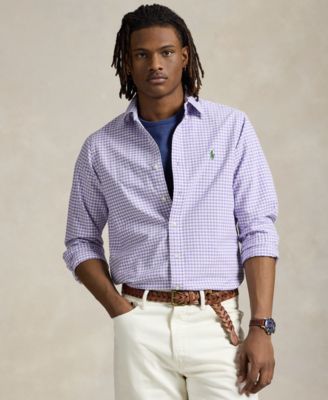 Men's Classic-Fit Gingham Oxford Shirt