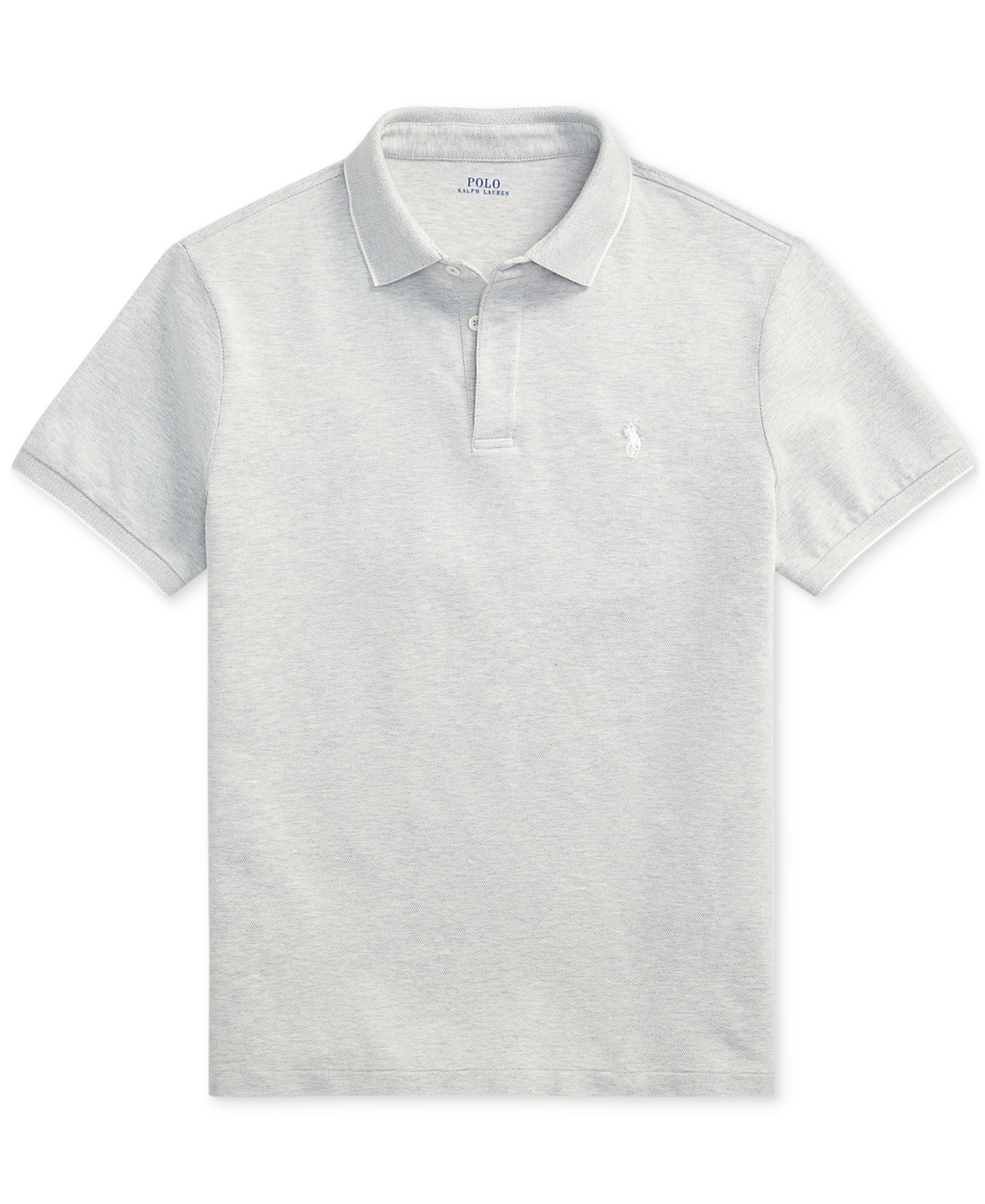 Polo Ralph Lauren Men's Classic Stretch Oxford Mesh Polo Shirt In Metallic
