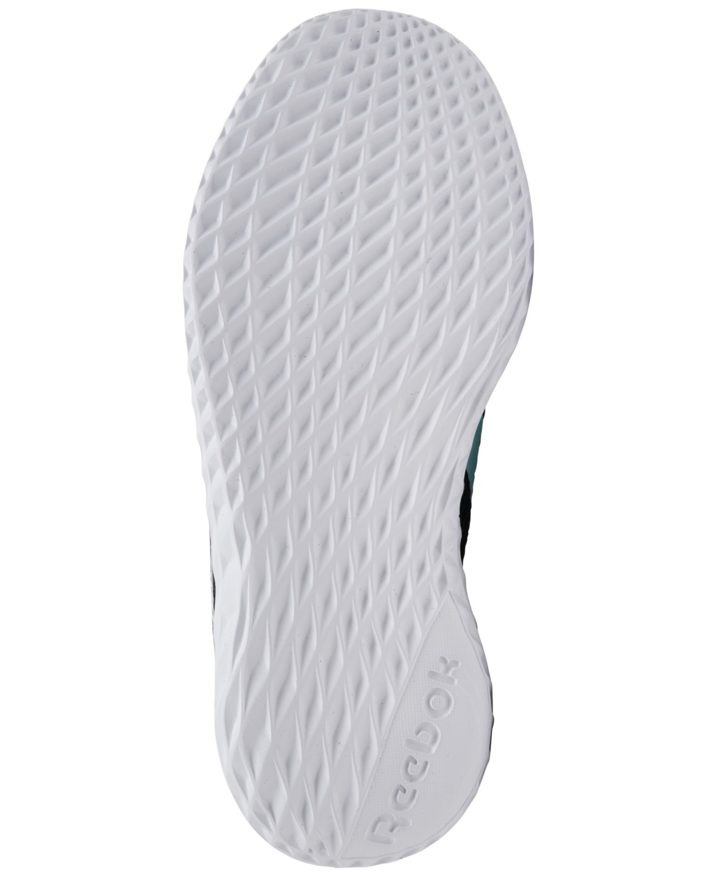 Кроссовки Reebok Rush Runner Slip-On Casual для девочек, цвет: Чёрный / Бирюзовый — фото 2