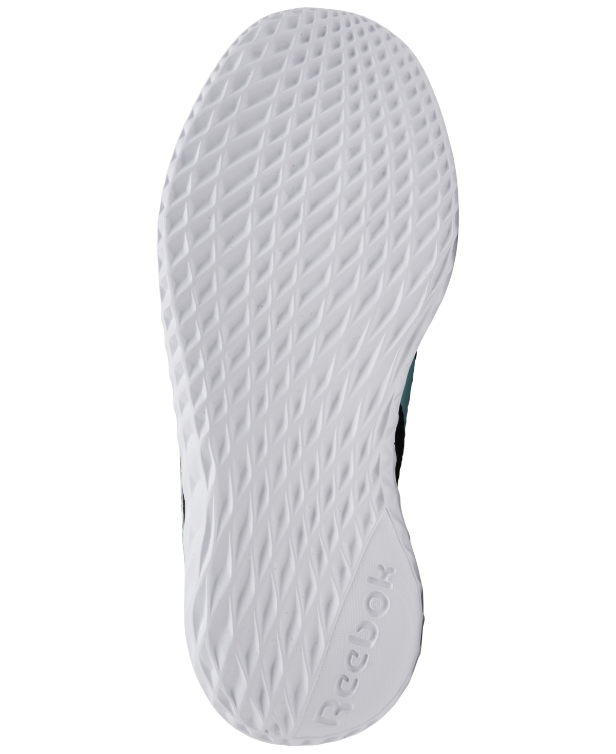 Reebok Little Girls Rush Runner Slip-on Casual Sneakers From Finish Line In Black,aqua