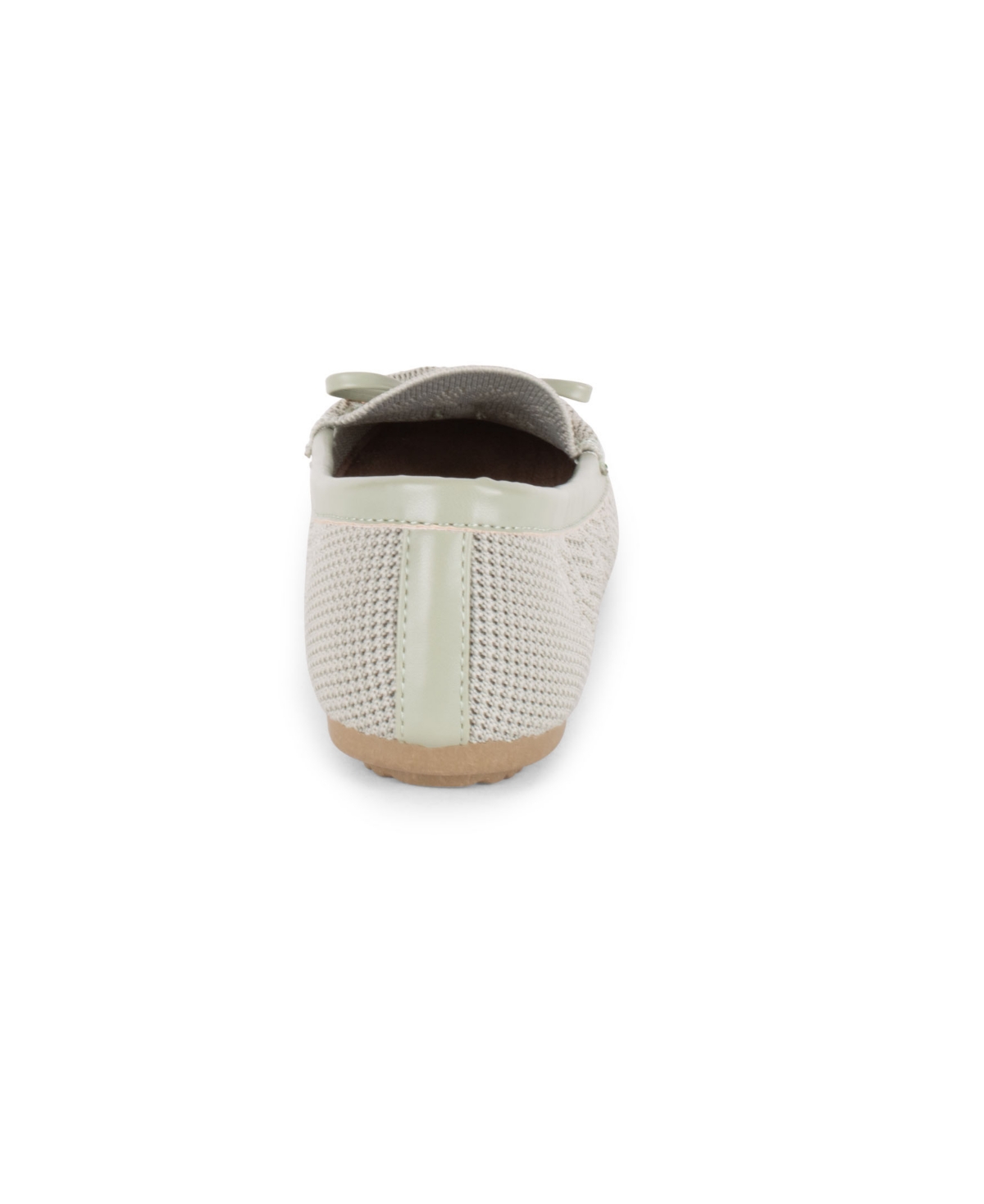 Gloria Vanderbilt Women's Rita Knit Slip On Flats In Sage Green