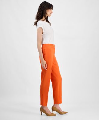 Брюки с ширинкой спереди в складку от Kasper, обычные и миниатюрные размеры 