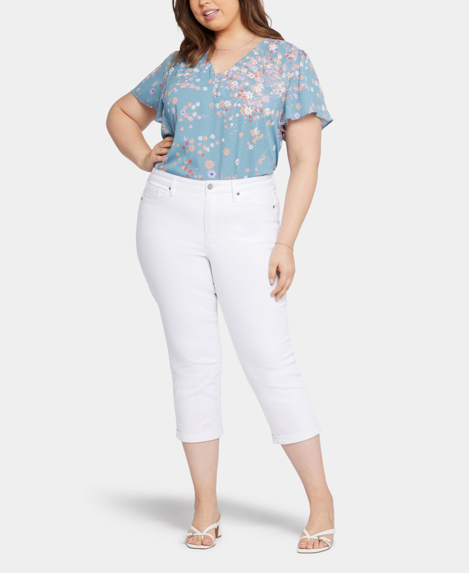 Plus Size Chloe Skinny Capri Jeans